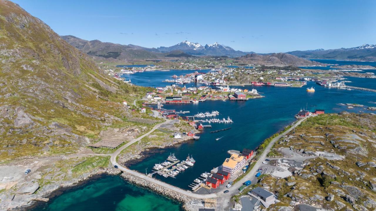 Seafront New Cabin In Lofoten Ballstad Exterior foto