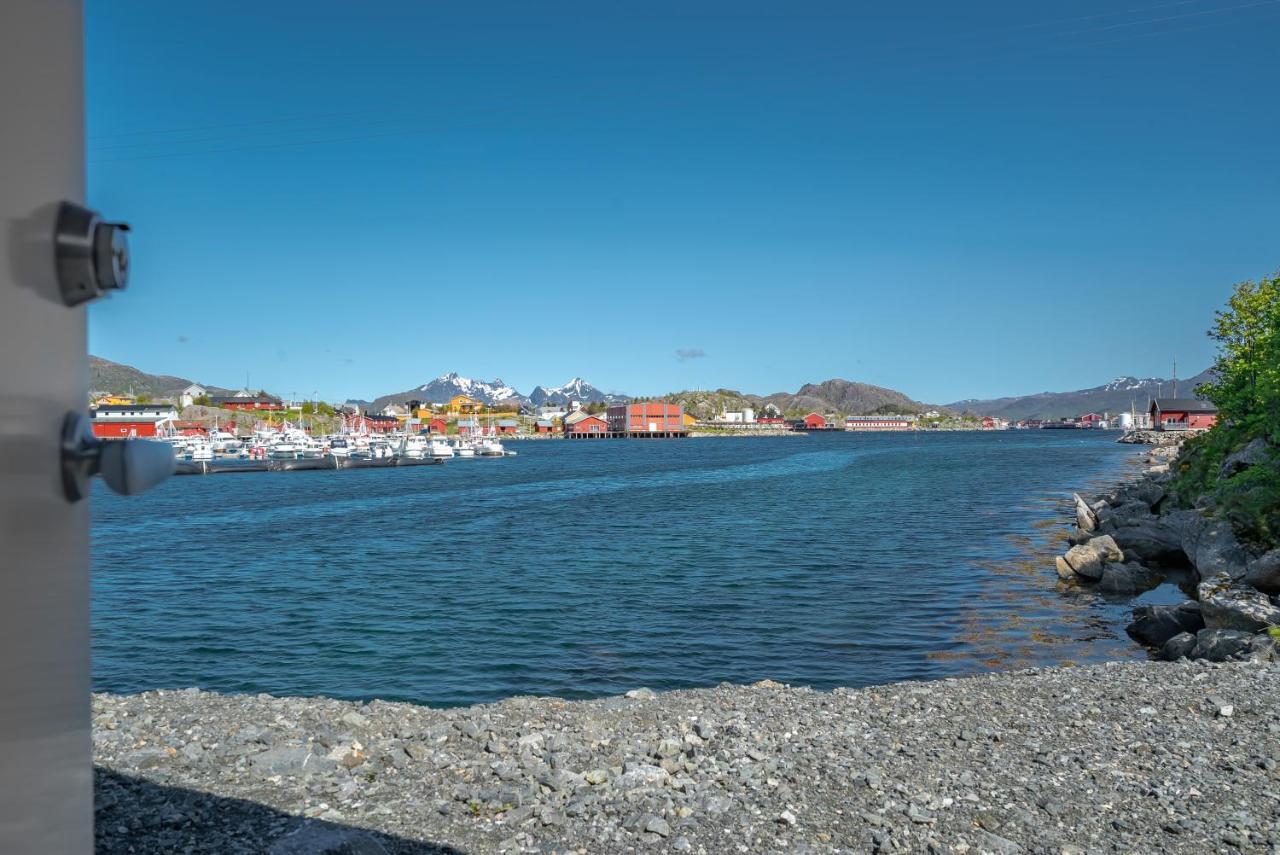 Seafront New Cabin In Lofoten Ballstad Exterior foto